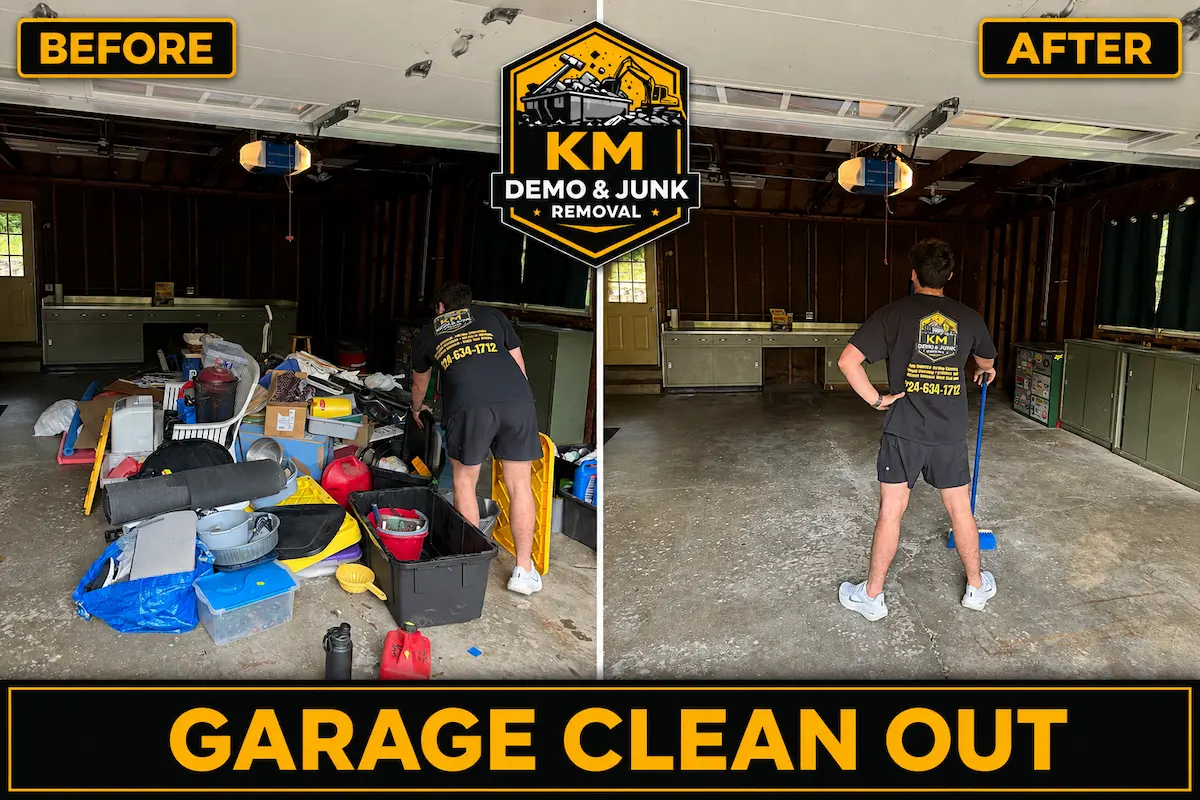 Garage cleanout service near Lake Zurich IL